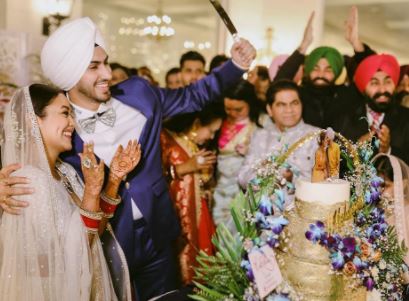 Neha Kakkar Rohanpreet Singh Reception