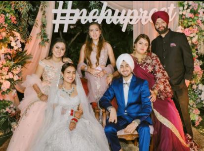 Neha Kakkar Rohanpreet Singh Reception
