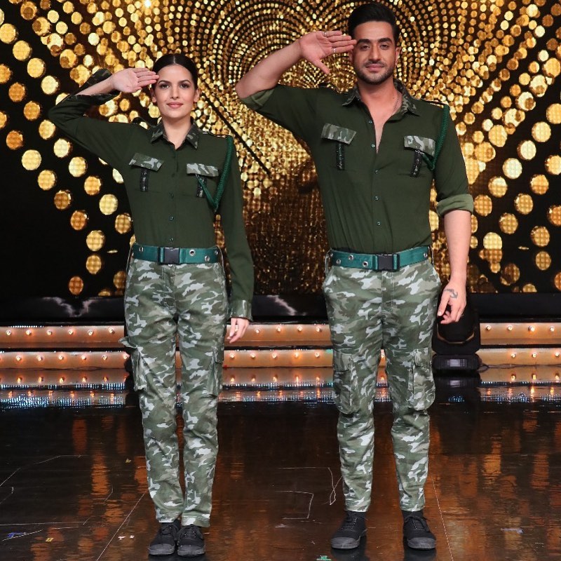 Natasa Stankovic and Aly Goni