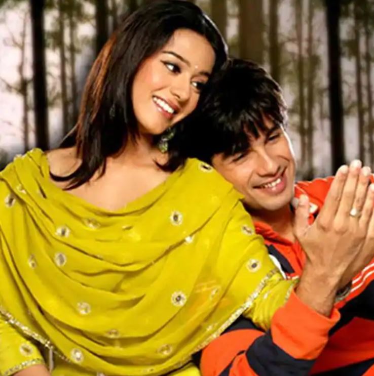 Shahid Kapoor and Amrita Rao