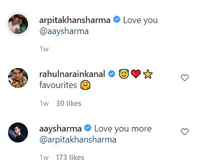Arpita Khan and Aayush Sharma