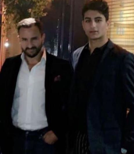 Saif Ali Khan and Ibrahim Ali Khan
