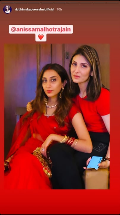 Riddhima Kapoor Sahni and Anissa Malhotra