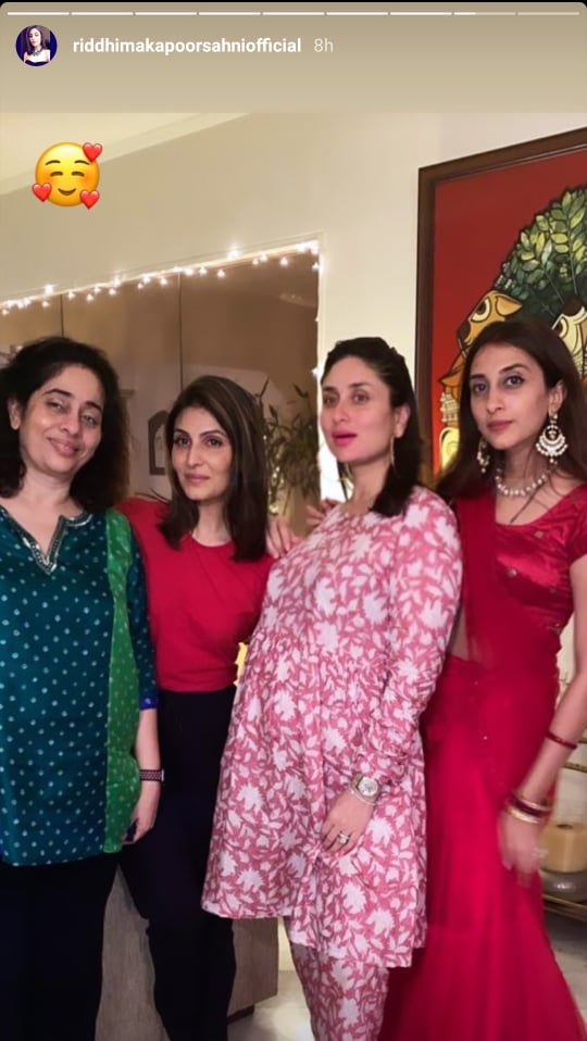 Kareena Kapoor Khan, Riddhima Kapoor Sahni and Anissa Malhotra