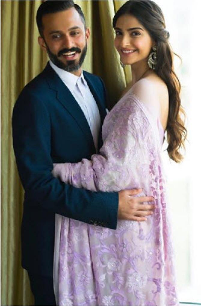 Sonam Kapoor Ahuja and Anand Ahuja