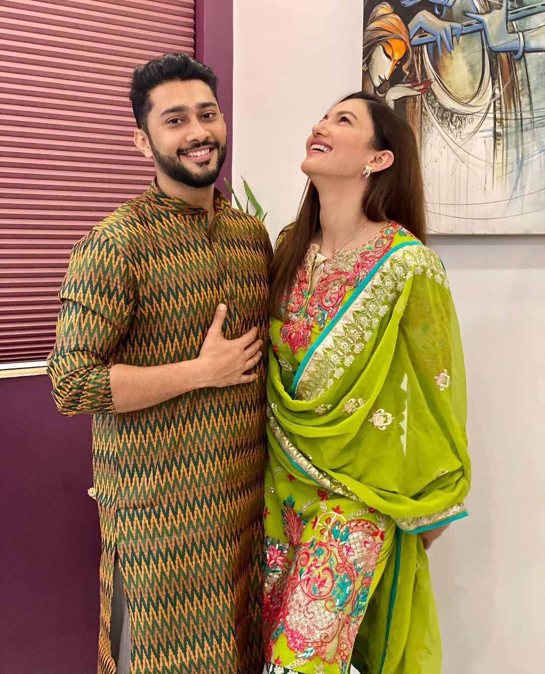 Gauahar Khan and Zaid Darbar
