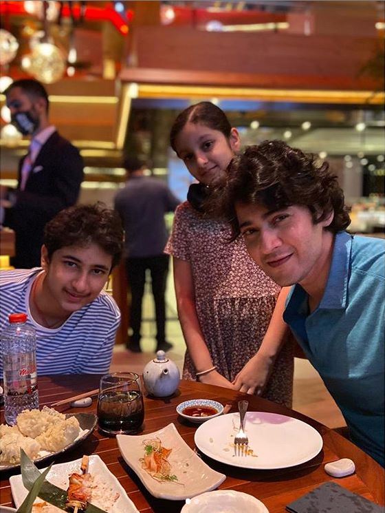 Mahesh Babu and his kids