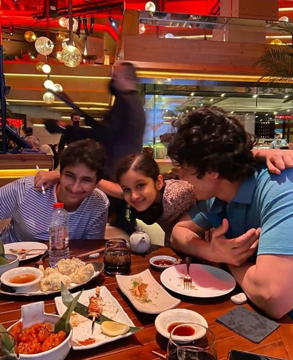 Mahesh Babu and his kids