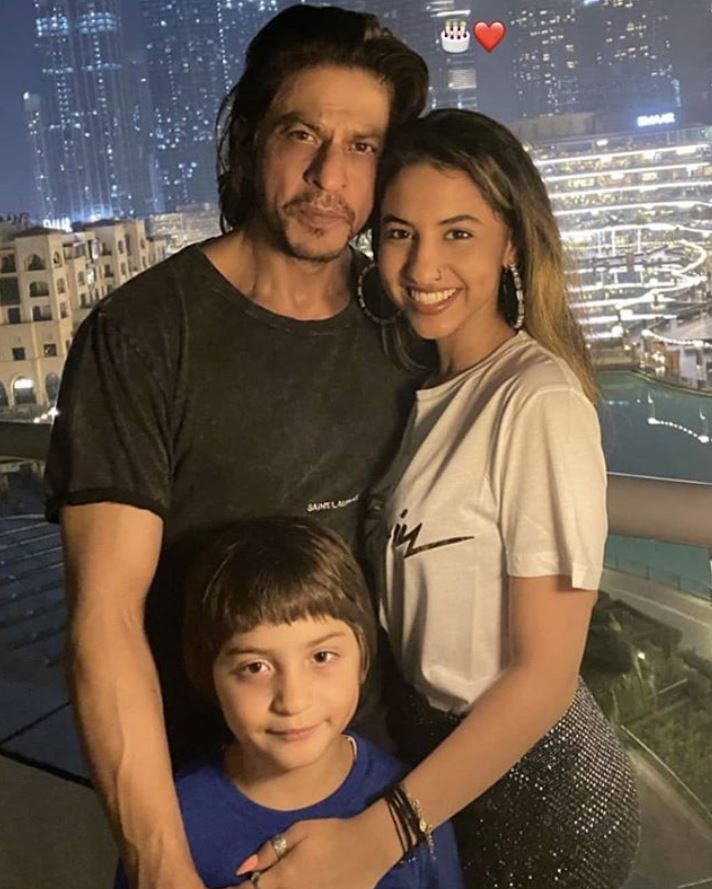 Shah Rukh Khan, Alia Chhiba and AbRam Khan