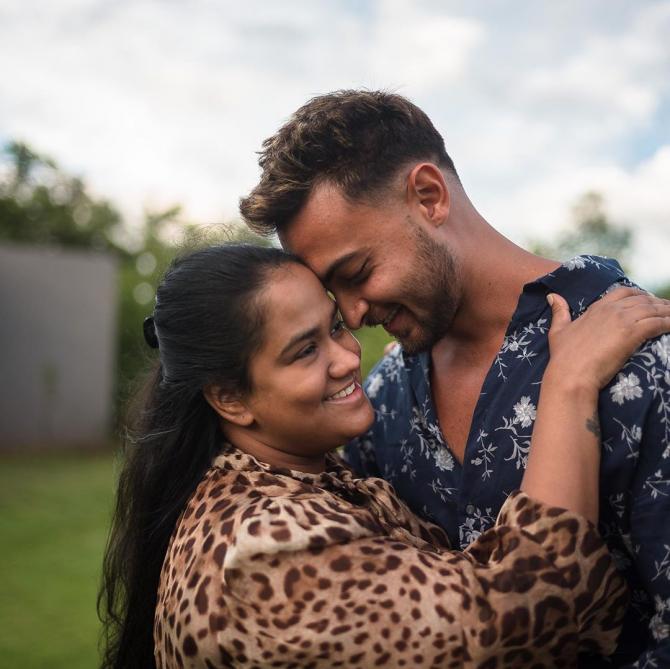 Arpita Khan and Aayush Sharma