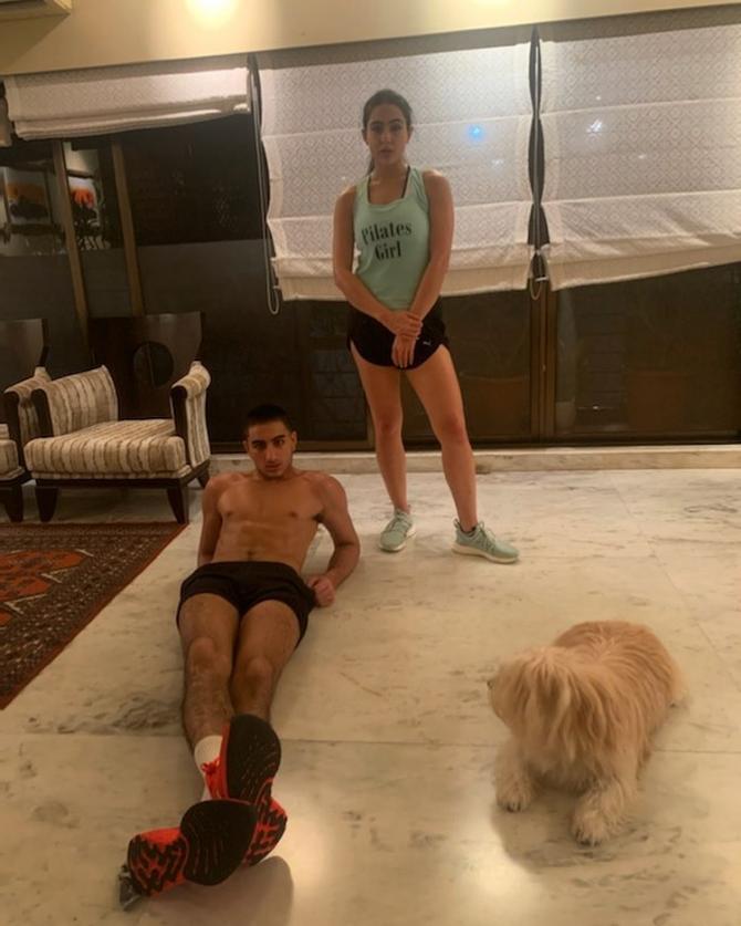 Sara Ali Khan and Ibrahim Ali Khan