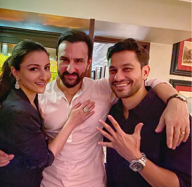 Soha Ali Khan and Saif Ali Khan