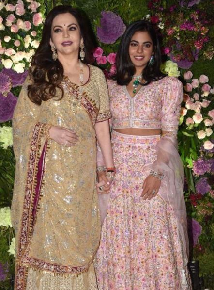 Nita Ambani and Isha Ambani Piramal