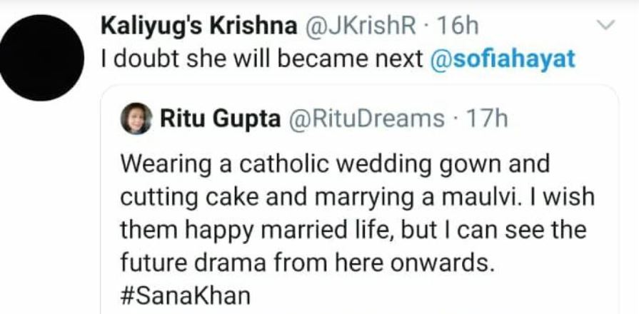 Sana Khan and Sofia Hayat