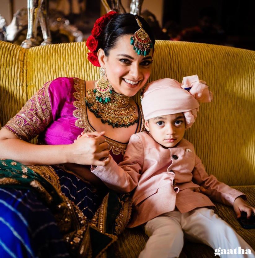 Kangana Ranaut and Prithvi Raj Chandel