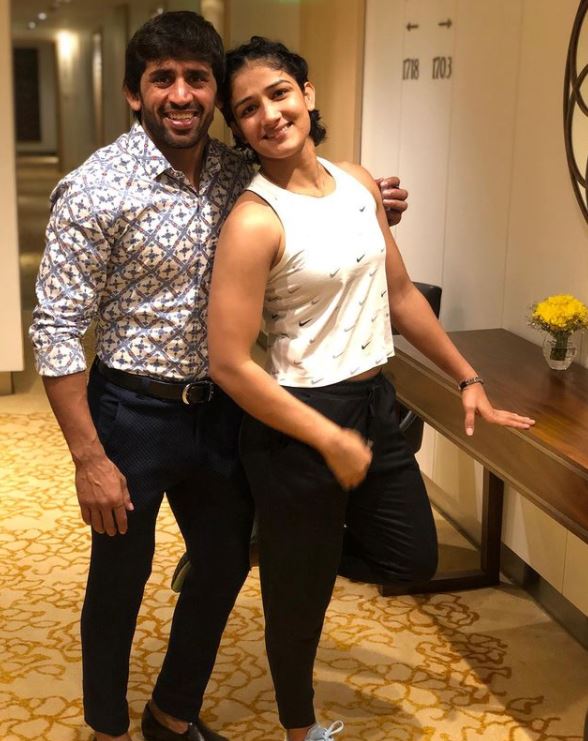 Sangeeta Phogat and Bajrang Punia