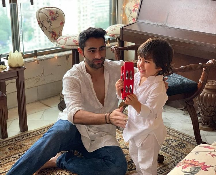 Armaan Jain and Taimur Ali Khan