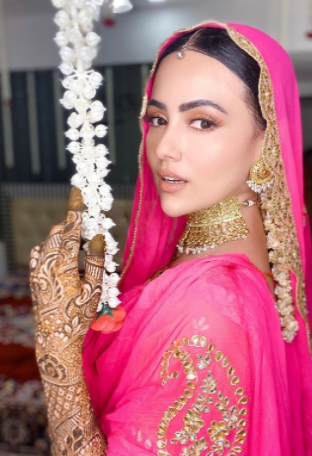 Sana Khan Mehendi