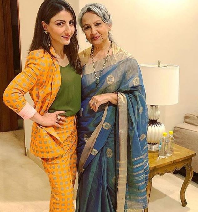 Soha Ali Khan and Sharmila Tagore