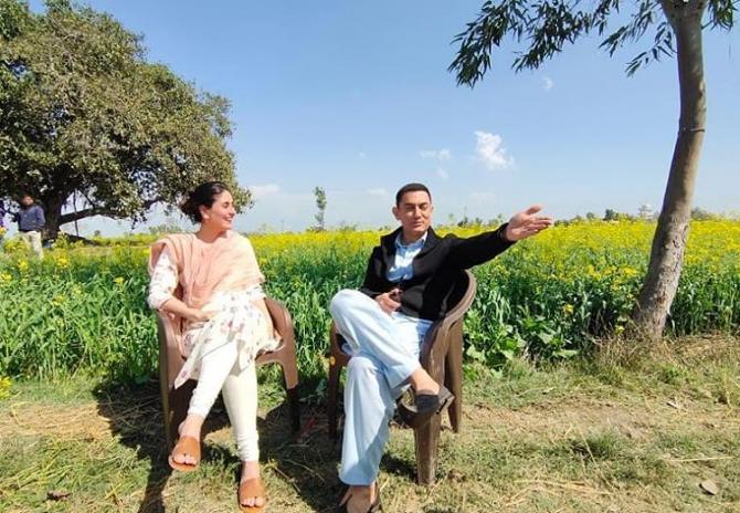 Kareena Kapoor Khan and Aamir Khan