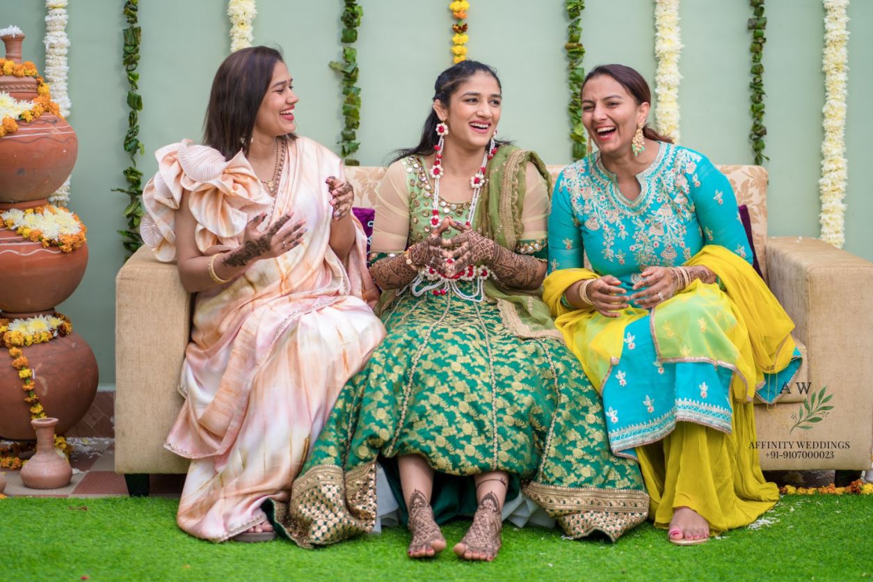 Geeta Phogat, Babita Phogat and Sangeeta Phogat