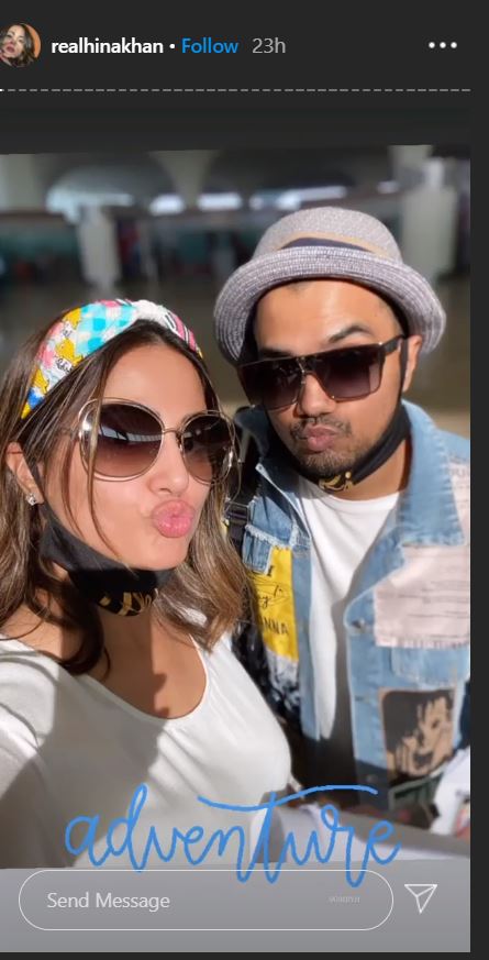 Hina Khan and Rocky Jaiswal