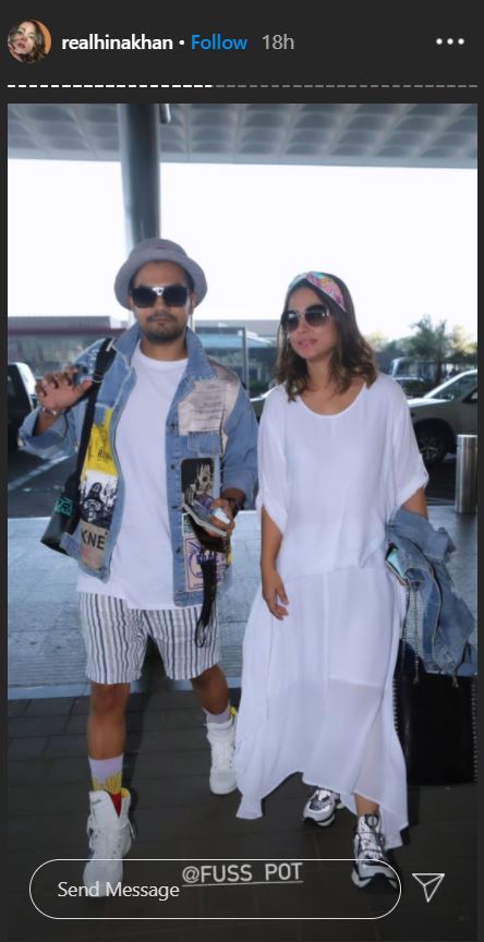 Hina Khan and Rocky Jaiswal