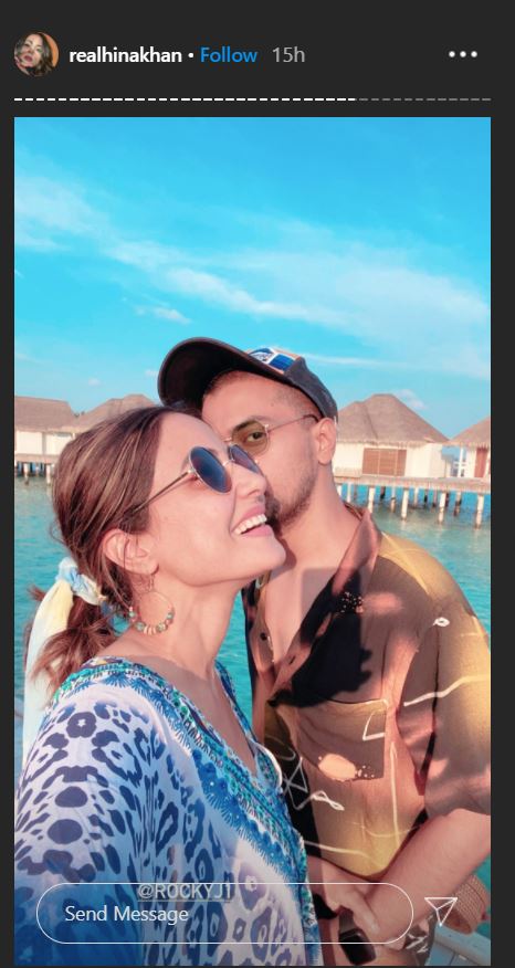 Hina Khan and Rocky Jaiswal