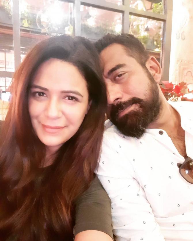 Mona Singh with husband Shyam Rajagopalan