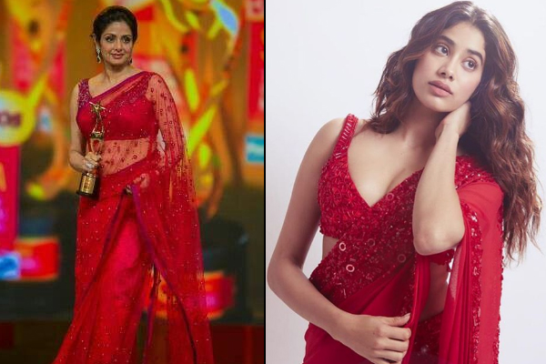 Janhvi Kapoor and Sridevi