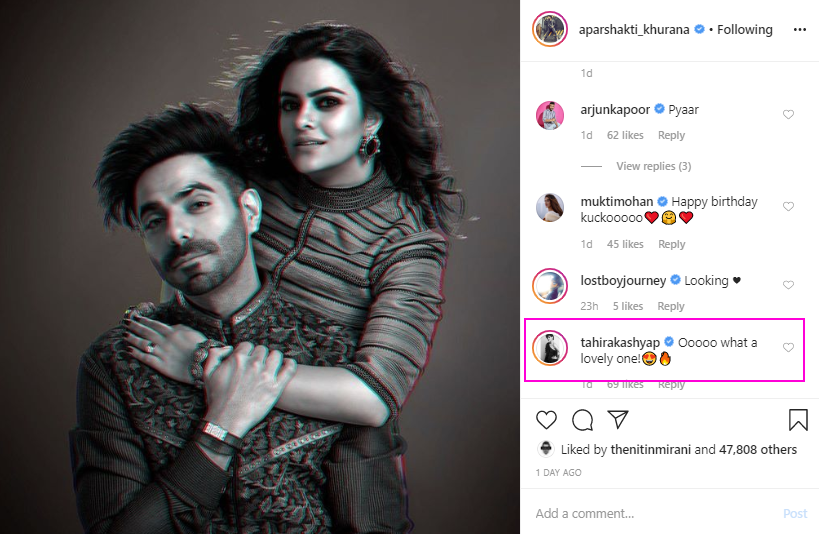 Aparshakti Khurana and Aakriti Ahuja