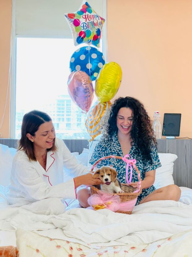 Kangana Ranaut, Rangoli Chandel and Gappu Chandel