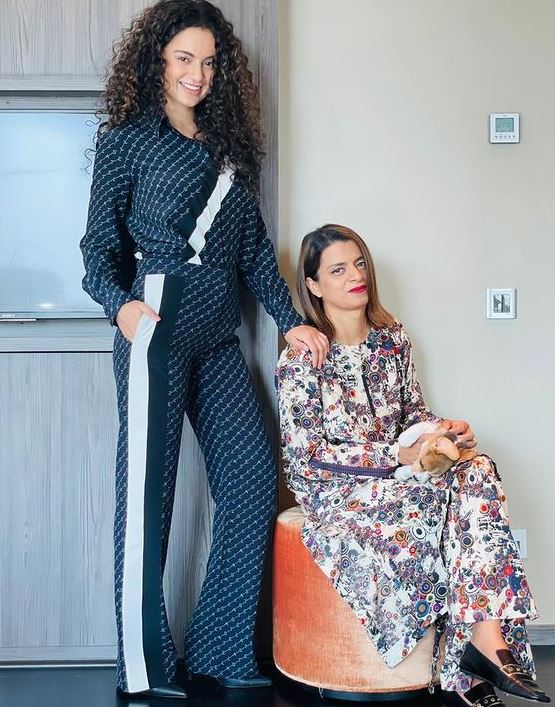 Kangana Ranaut and Rangoli Chandel