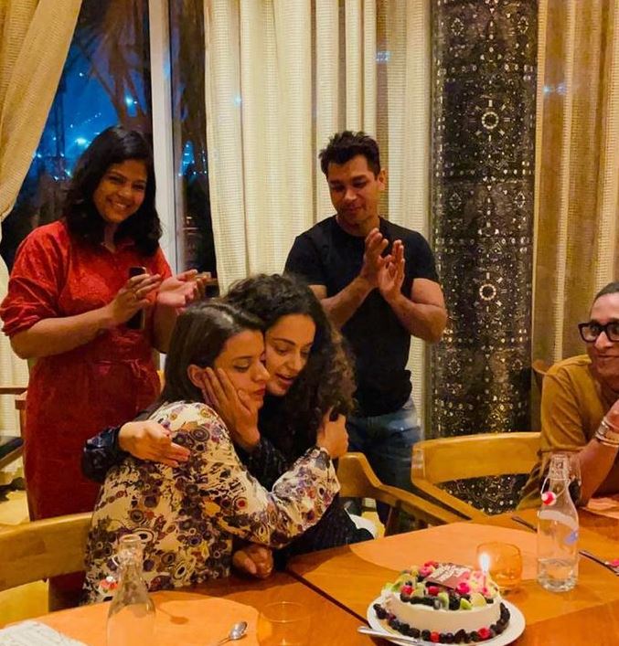 Kangana Ranaut and Rangoli Chandel