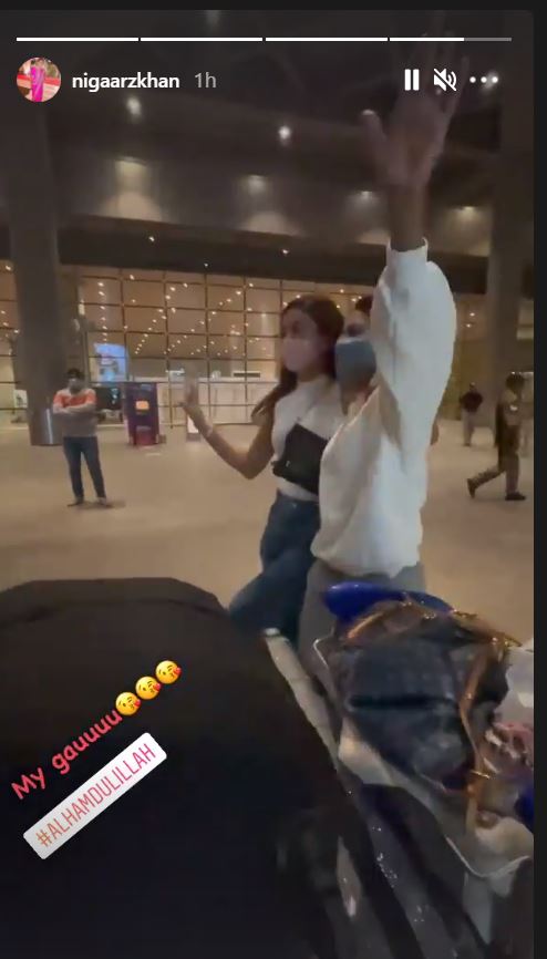 Gauahar Khan and Nigaar Khan