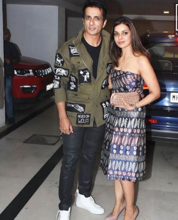 Sonu Sood with his wife