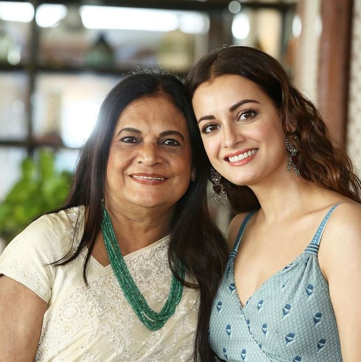 Dia Mirza and Deepa Mirza