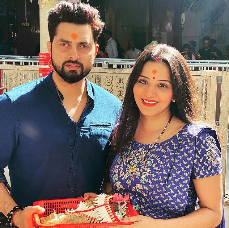 Vikrant Singh and Monalisa