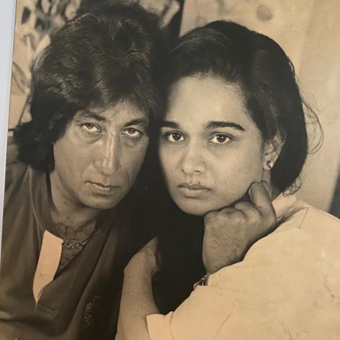 Shakti Kapoor and Shivangi Kolhapure