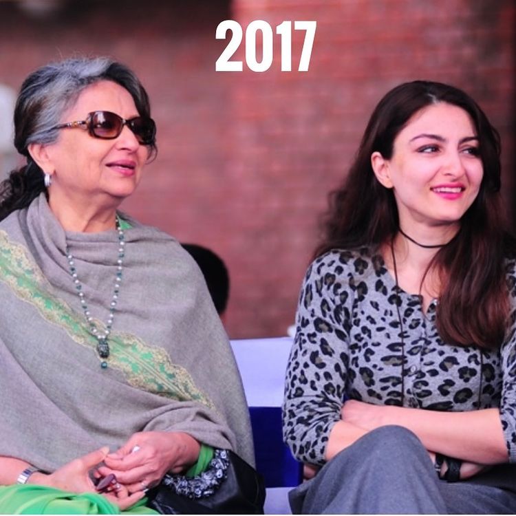 Sharmila Tagore et Soha Ali Khan
