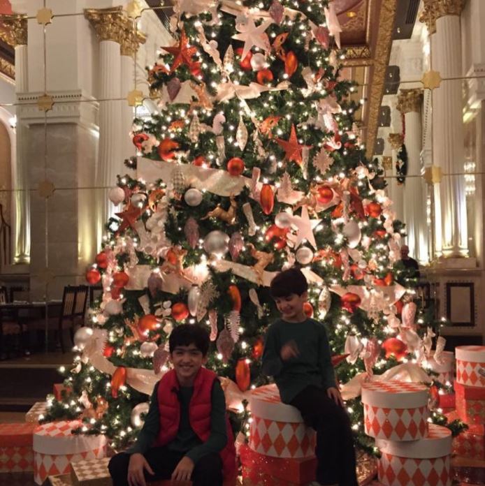 Hrithik Roshan with his kids