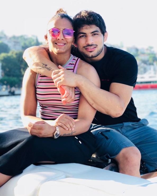 Geeta Phogat and Pawan Saroha