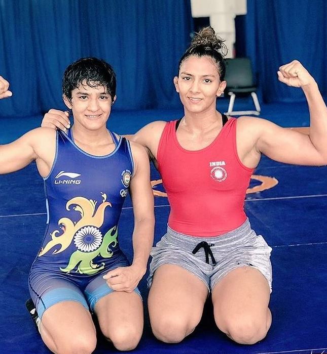 Geeta Phogat and Ritu Phogat