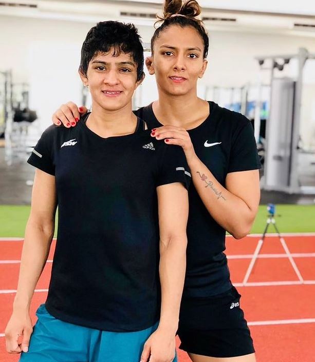 Geeta Phogat and Ritu Phogat