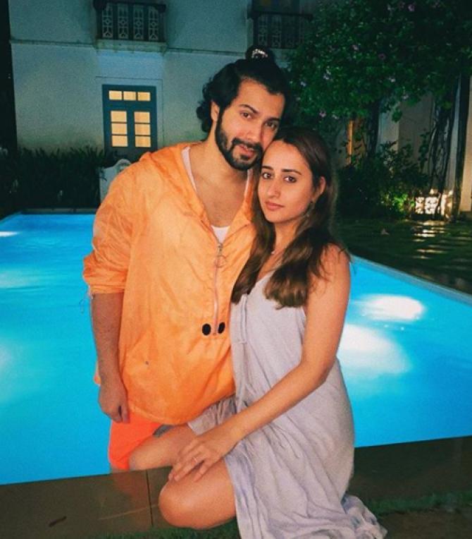 Varun Dhawan and Natsha Dalal