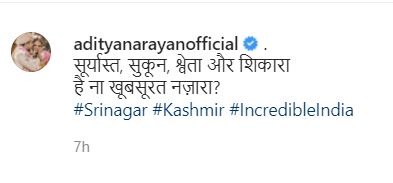 Aditya Narayan and Shweta Agarwal