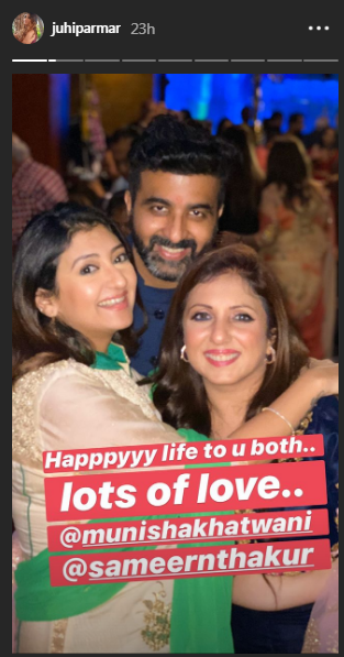 Munisha Khatwani Sameer Thakur engagement pictures