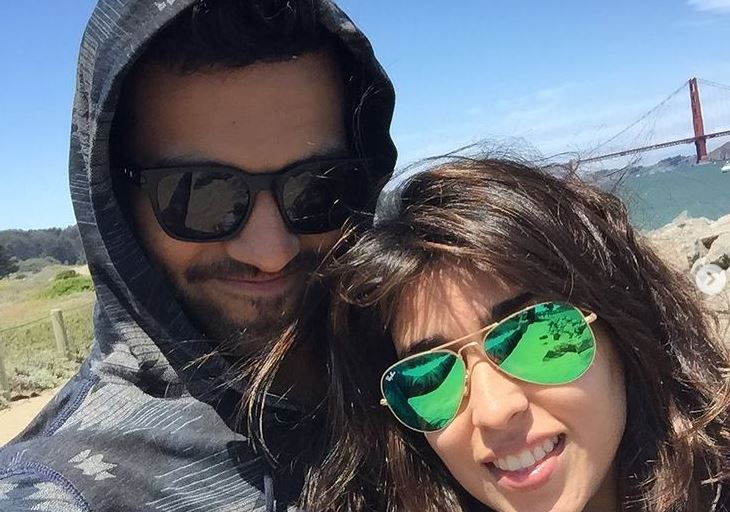 Rohit Sharma with his wife