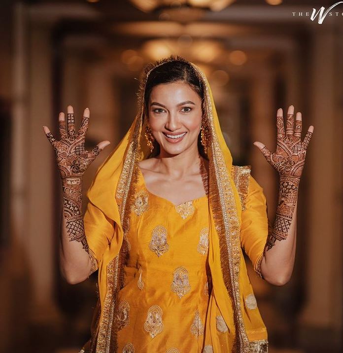 Gauahar Khan mehendi
