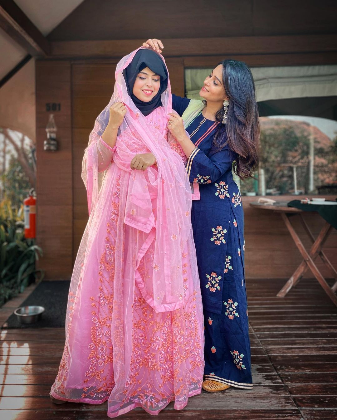Dipika Kakar and Saba Ibrahim